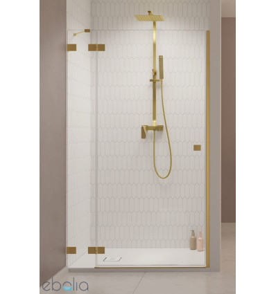 Drzwi prysznicowe 100 Lewe Essenza Pro Brushed Gold DWJ Radaway (10099100-99-01L)