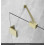 Drzwi prysznicowe 120 Lewe Essenza Pro Brushed Gold DWJ Radaway (10099120-99-01L)