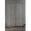 Kabina przyścienna 80x80 Eventa Gold Shine New Trendy (EXK-4816)