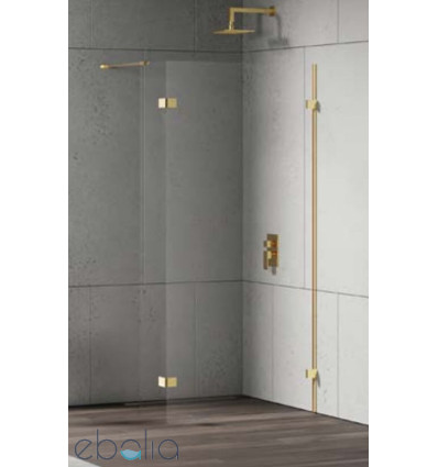 Kabina walk-in 60x23x200 Eventa Gold Shine New Trendy (EXK-4849 + EXK-4860)
