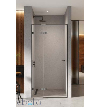 Drzwi wnękowe 80 lewe Eventa Black Chrome New Trendy (EXK-6127)