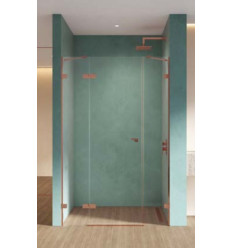 Drzwi wnękowe 110 lewe Eventa Black Chrome New Trendy (EXK-6137)