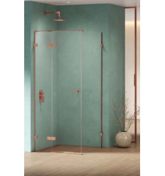 Kabina prostokątna 80x70 Eventa Black Chrome New Trendy (EXK-6145)