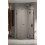 Kabina prostokątna 80x70 Eventa Black Chrome New Trendy (EXK-6145)