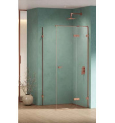 Kabina prostokątna 80x70 Eventa Black Chrome New Trendy (EXK-6145)