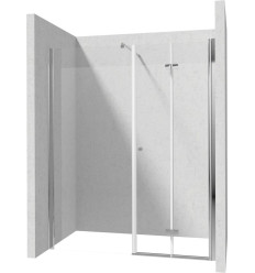 Drzwi składane 100 cm + ścianka 40 cm Kerria Deante (KTSX043P + KTS 084P + KTS 011X)