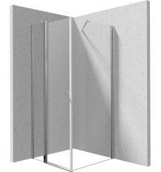 Kabina narożna: drzwi uchylne 100 cm + ścianka 40 cm Kerria Deante (KTSU043P + KTS 084P)