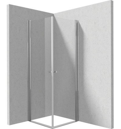 Kabina narożna: podwójne drzwi wahadłowe 90 cm + 70 cm Kerria Deante (KTSW047P + KTSW041P)