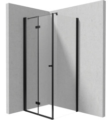 Kabina narożna: drzwi składane 90 cm + ścianka 70 cm Kerria Deante (KTSXN41P + KTS N37P)