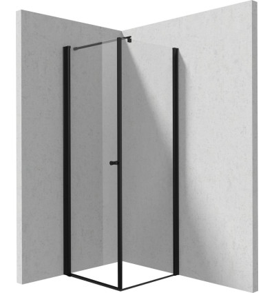 Kabina narożna: ścianka 110 cm + drzwi wahadłowe 80 cm Kerria Deante (KTSWN42P + KTS N31P)