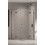Kabina prostokątna plus 110x80 Eventa Black Chrome New Trendy (EXK-6230)