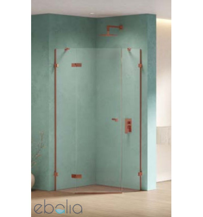 Kabina pięciokątna 90x90 Eventa Copper Shine New Trendy (EXK-6515)
