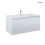 Zestaw umywalka z szafką 100 cm biały/szary mat Vernal Oltens (68016700)