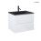 Zestaw umywalka z szafką 60 cm czarny mat/biały połysk Vernal Oltens (68036000)