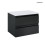Szafka 60 cm podumywalkowa wisząca z blatem&nbsp;czarny mat/biały połysk Vernal Oltens (68121300)