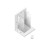 Kabina przyścienna 80x80 lewa Eventa Black Chrome New Trendy (EXK-6272)
