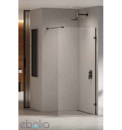 Kabina walk-in 50x200 Eventa Black Chrom New Trendy (EXK-6293)
