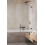 Parawan nawannowy 90 Essenza Pro Brushed GunMetal PNJ II Radaway (10101090-92-01)