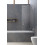 Parawan nawannowy 100 Essenza Pro Brushed Nickel PNJ II Radaway (10101100-91-01)