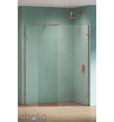 Kabina walk-in 120x80x200 Eventa Black Chrom New Trendy (EXK-6337)