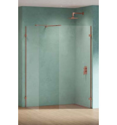 Kabina walk-in 120x80x200 Eventa Black Chrom New Trendy (EXK-6337)