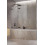 Parawan nawannowy 140 Essenza Pro Brushed GunMetal PND II Radaway (10102140-92-01L)