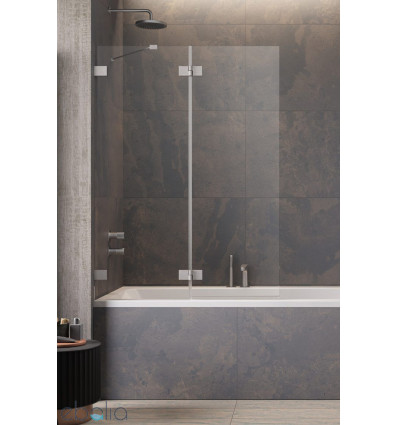 Parawan nawannowy 120 Essenza Pro Brushed Nickel PND II Radaway (10102120-91-01L)