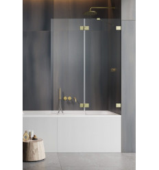 Parawan nawannowy 120 Essenza Pro Brushed Gold PND II Radaway (10102120-99-01R)