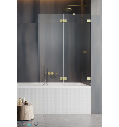 Parawan nawannowy 120 Essenza Pro Brushed Gold PND II Radaway (10102120-99-01R)