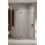 Kabina walk-in 50x23x200 Eventa Black Chrom New Trendy (EXK-6305 + EXK-6317)