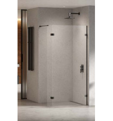 Kabina walk-in 50x23x200 Eventa Black Chrom New Trendy (EXK-6305 + EXK-6317)