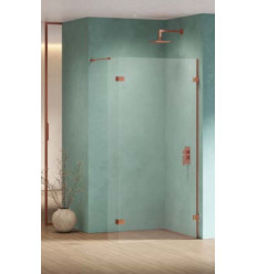 Kabina walk-in 50x23x200 Eventa Black Chrom New Trendy (EXK-6305 + EXK-6317)