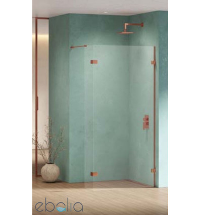 Kabina walk-in 50x23x200 Eventa Black Chrom New Trendy (EXK-6305 + EXK-6317)