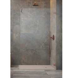 Ścianka prysznicowa 65 Essenza Pro Brushed Copper Walk-in Radaway (10103065-93-01)