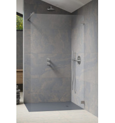 Ścianka prysznicowa 75 Essenza Pro Brushed Nickel Walk-in Radaway (10103075-91-01)