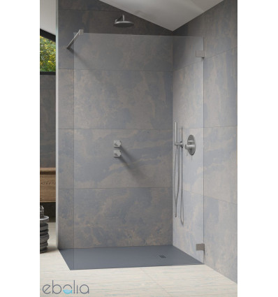 Ścianka prysznicowa 80 Essenza Pro Brushed Nickel Walk-in Radaway (10103080-91-01)