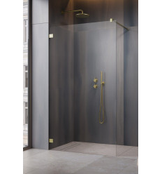 Ścianka prysznicowa 50 Essenza Pro Brushed Gold Walk-in Radaway (10103050-99-01)