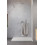 Kabina Walk-in 80 z wieszakiem Modo New II Brushed Nckel Radaway (389084-91-01W)