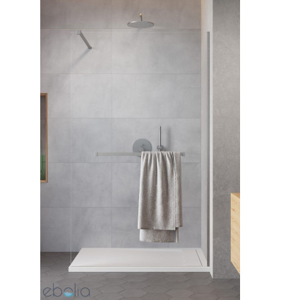 Kabina Walk-in 80 z wieszakiem Modo New II Brushed Nckel Radaway (389084-91-01W)