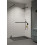 Kabina Walk-in 100 z wieszakiem Modo New II Brushed GunMetal Radaway (389104-92-01W)