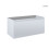 Zestaw mebli łazienkowych 80 cm z blatem szary mat/biały połysk Vernal Oltens (68227700)