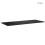 Zestaw mebli łazienkowych 120 cm z blatem szary mat/czarny mat Vernal Oltens (68217700)