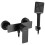 Bateria prysznicowa Urban Black Rea (REA-B9909)