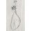 Bateria bidetowa Loop Lungo Chrom Rea (REA-B4106)