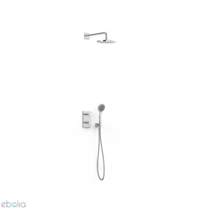 Bateria prysznicowa podtynkowa termostatyczna 2-drożna chrom Therm-box Tres (21625004)