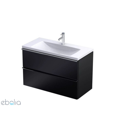 Szafka podumywalkowa 80 cm czarny mat Uni Etna Oristo (OR52C-SD2S-80-8)