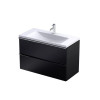 Szafka podumywalkowa 80 cm czarny mat Uni Etna Oristo (OR52C-SD2S-80-8)