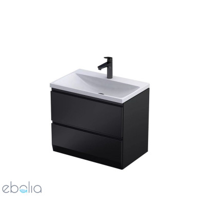 Szafka podumywalkowa 60 cm czarny mat Brylant C Oristo (OR36C-SD2S-60-8)
