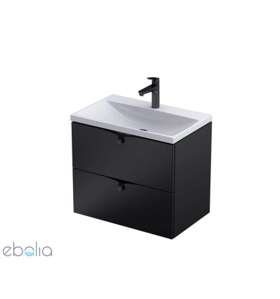 Szafka podumywalkowa 60 cm czarny mat Siena C Oristo (OR45C-SD2S-60-8)