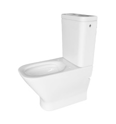 Miska WC do kompaktu WC Rimless (montaż do ściany) SQUARE GAP ROCA (A34273700H)